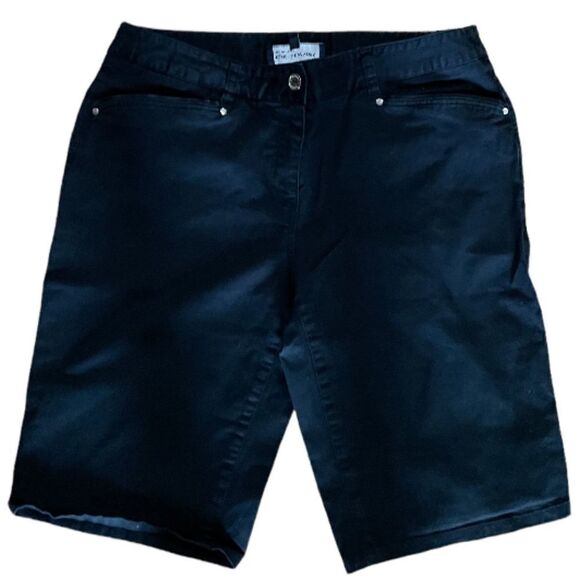 Black Jones New York Stretch Shorts - Size 6 - Picture 1 of 3